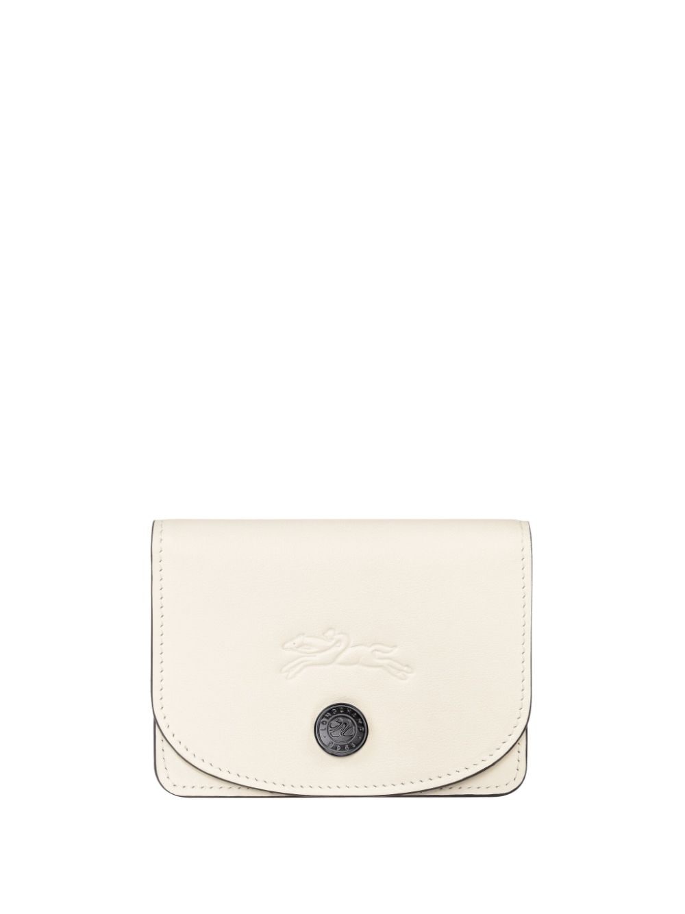 Shop Longchamp Le Pliage Xtra Leather Card Holder In Neutrals