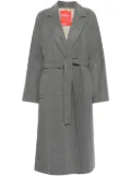 Merci belted coat - Grey