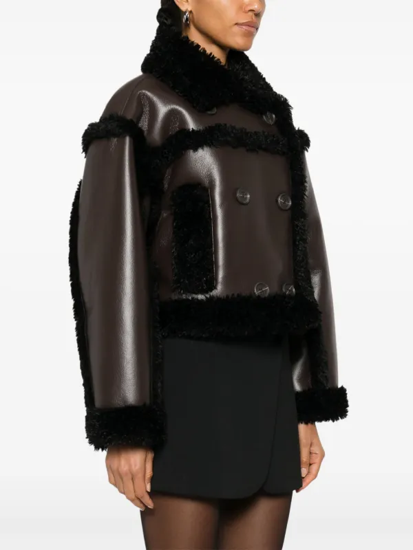 STAND STUDIO Kristy Jacket | Brown | FARFETCH UK