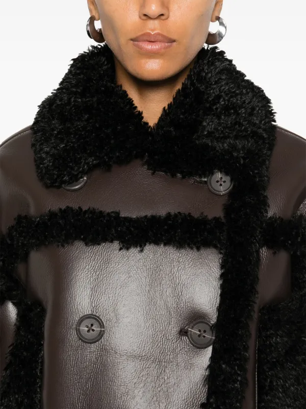 STAND STUDIO Kristy Jacket | Brown | FARFETCH UK