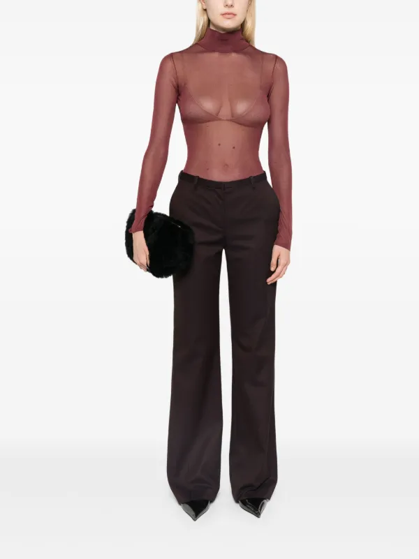 KHAITE Tallin Bodysuit | Red | FARFETCH GE