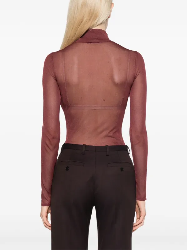 KHAITE Tallin Bodysuit | Red | FARFETCH ID