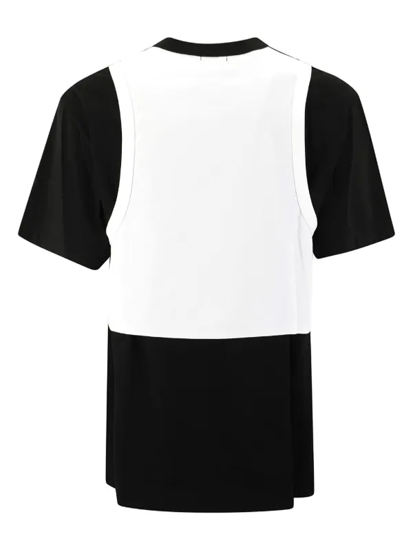 Comme Des Garçons Homme Plus パネル Tシャツ | ブラック