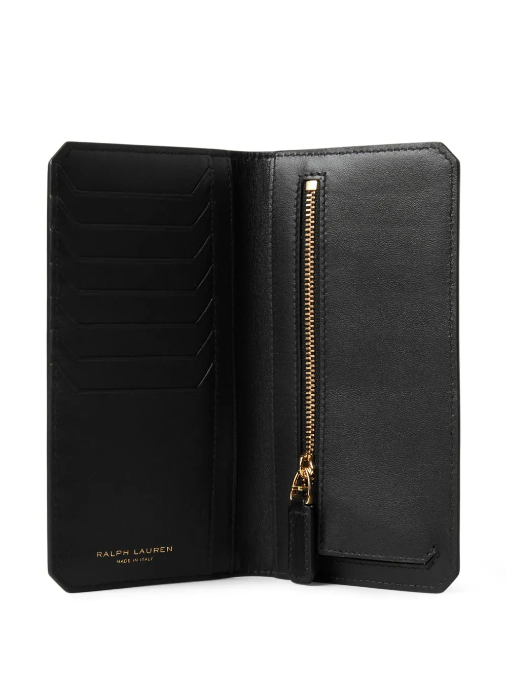 Ralph lauren slim leather wallet hot sale