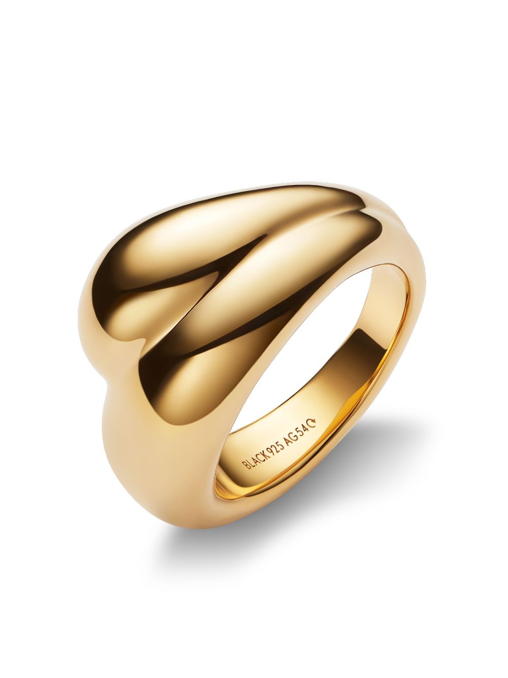 Maria Black Tryvann Trail ring - Gold