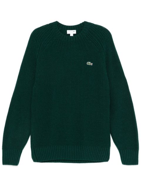 Lacoste crew-neck wool sweater Men