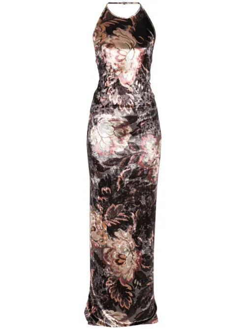 Robe imprimée à coupe longue - ETRO - Modalova