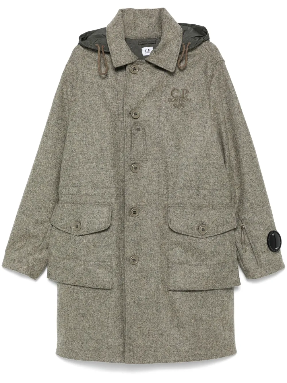 C.P. Company Shetland jas Groen