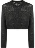 Comme des Garçons Homme Plus open-knit jumper - Black