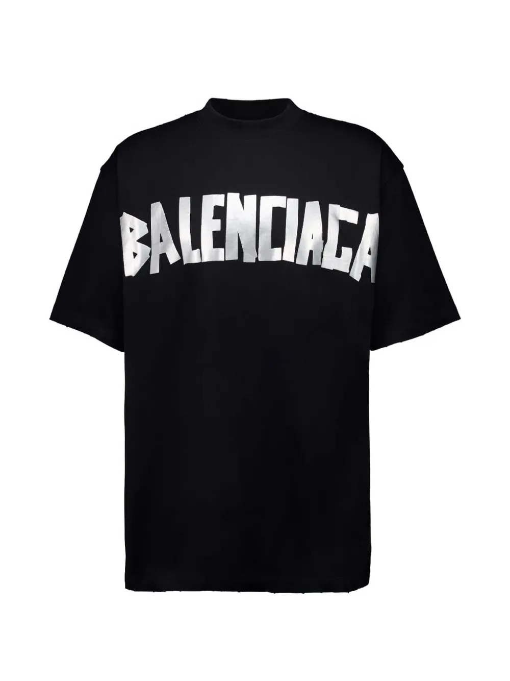 Balenciaga logo-tape T-shirt | Black | FARFETCH JO