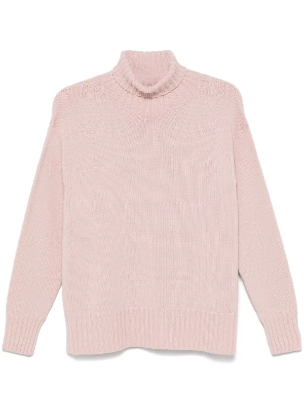 Drumohr Wool Turtleneck Sweater Pink FARFETCH AO