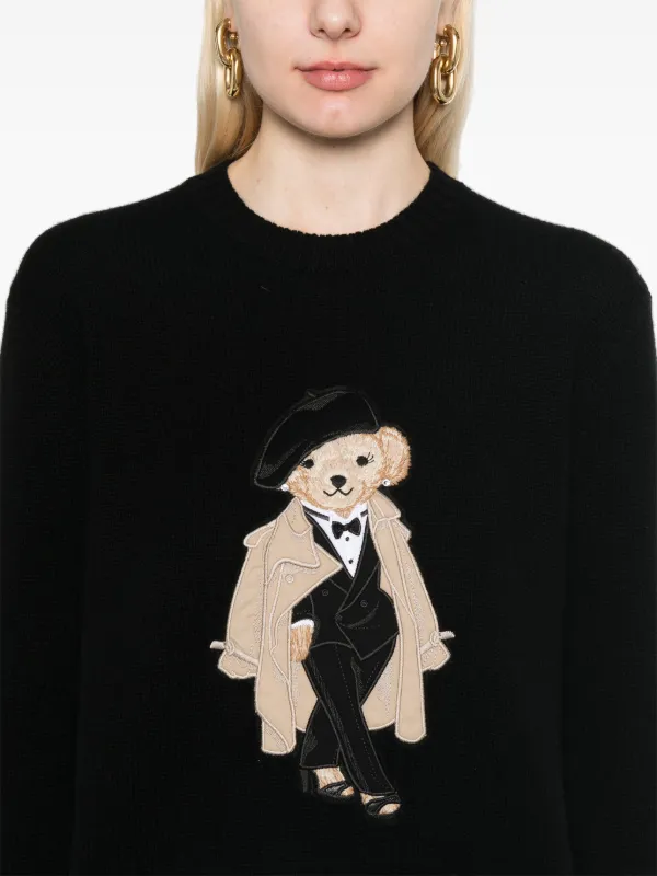 Ralph Lauren Collection Polo Bear Sweater | Black | FARFETCH