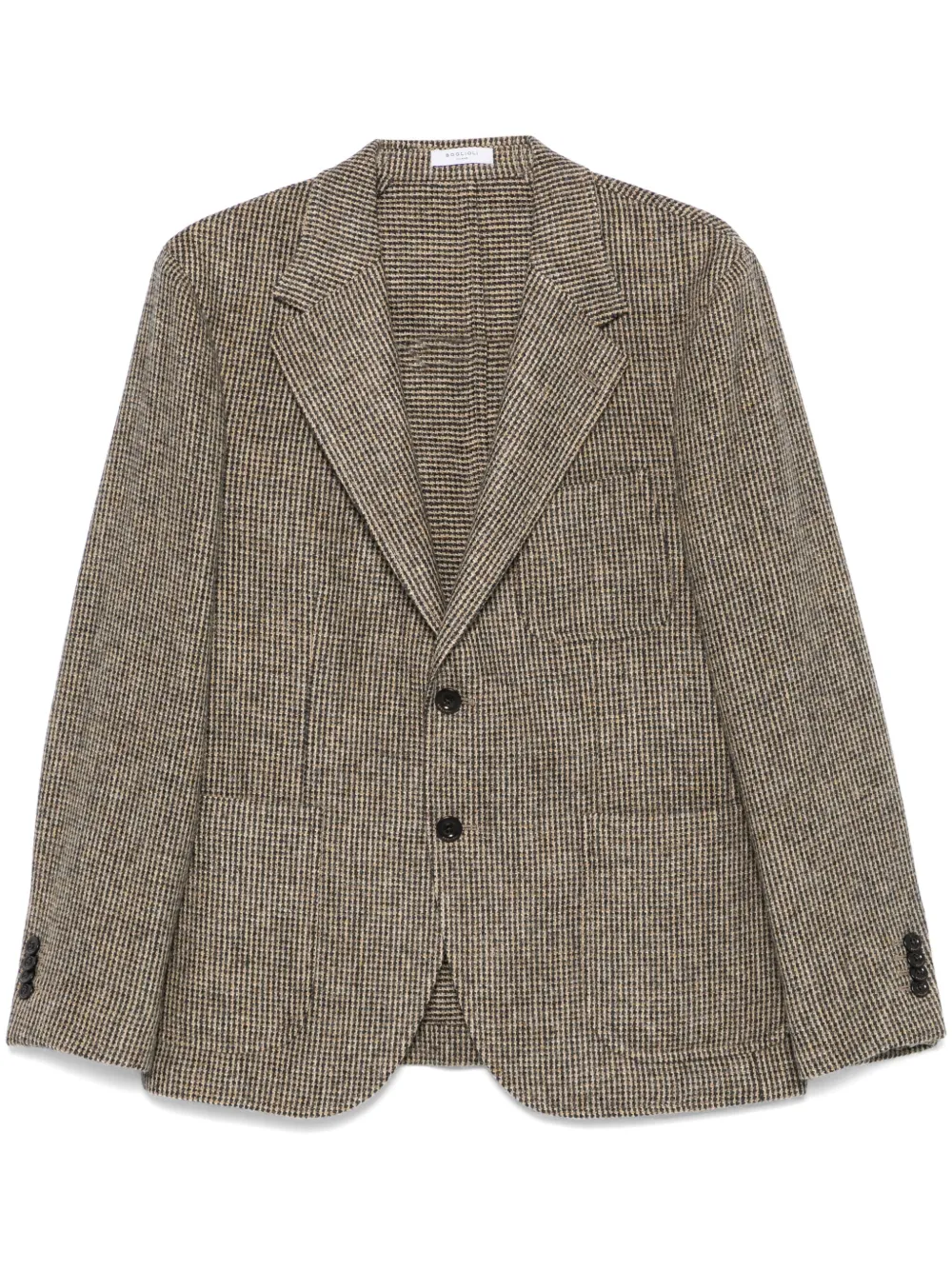 Boglioli Blazer met enkele rij knopen Zwart