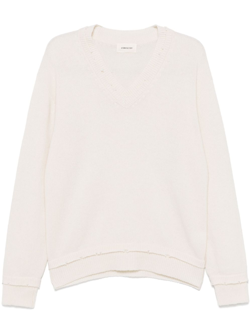 atomo factory distressed sweater