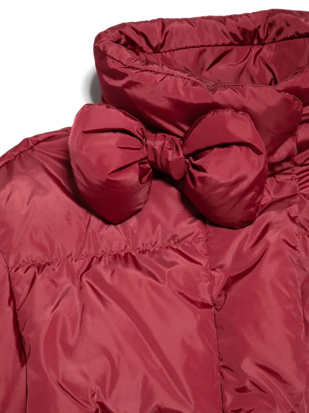 Shop Il Gufo Taffeta Puffer Jacket In Pink