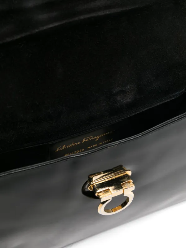 Ferragamo Pre-Owned 1990s ガンチーニ ショルダーバッグ | ブラック