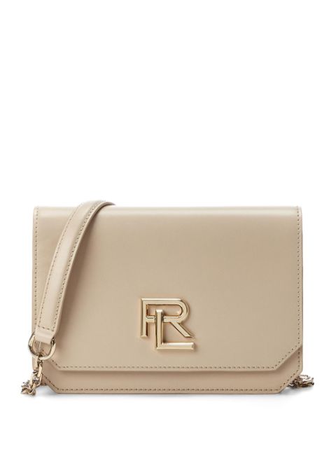 Ralph Lauren Collection mini logo-plaque leather crossbody bag Women