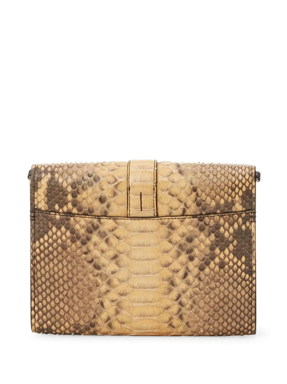 Ralph Lauren Collection Python Wellington crossbodytas Bruin