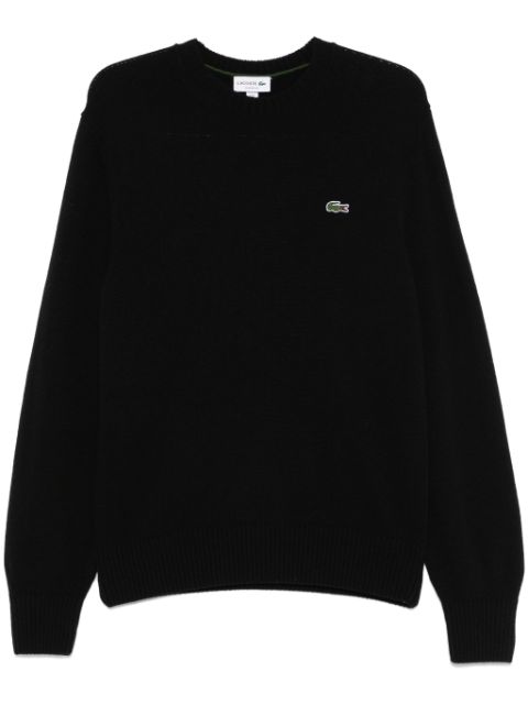 Lacoste carded-wool crew-neck sweater Men