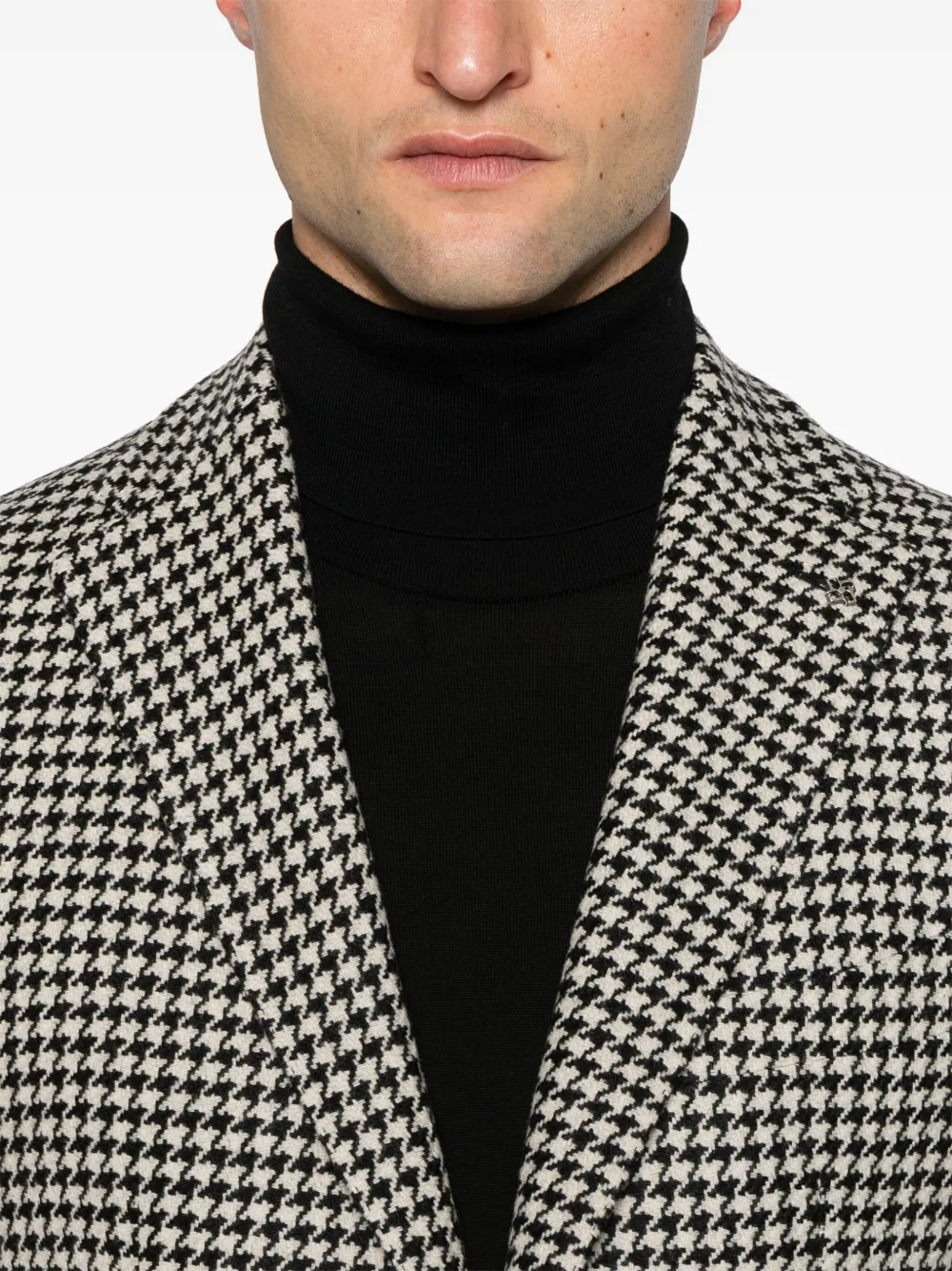 Tagliatore Blazer met pied-de-poule print Zwart