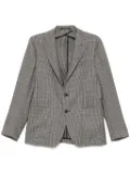 Tagliatore houndstooth-pattern blazer - Grey