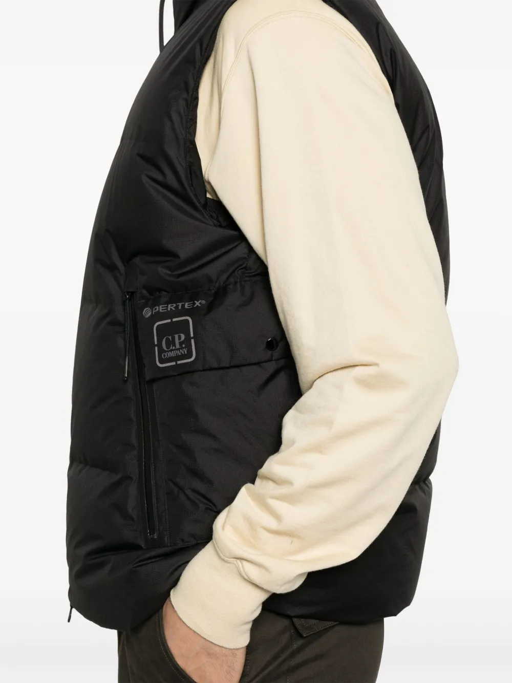 C.P. Company Pertex gilet Zwart