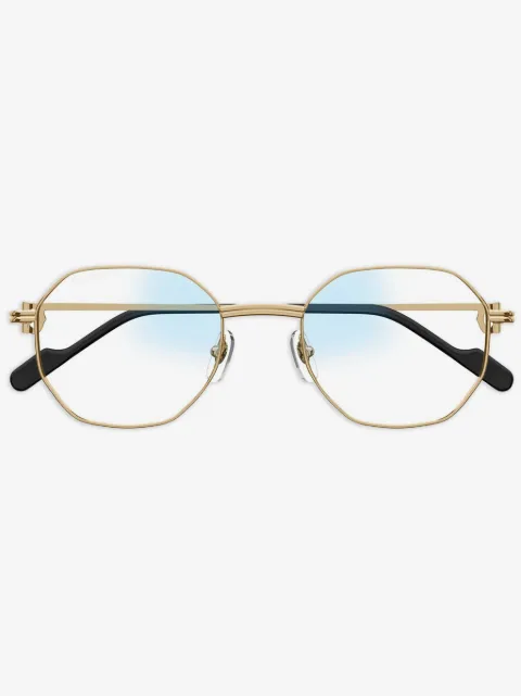 Cartier Eyewear geometric-frame sunglasses