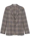 Tagliatore checked blazer - Brown