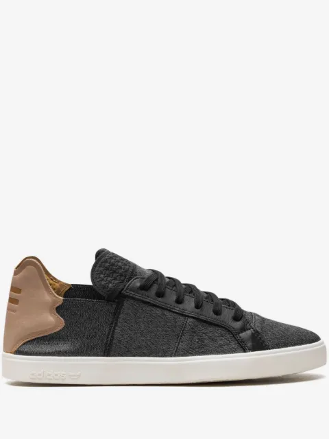 adidas x Pharrell Williams Vulc Lace-Up "Core Black/Granite/Chalk White" sneakers