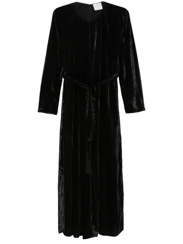 knee length dresses for ladies Zipper-Free Plus Size Velvet Midi Dress – Ever-Pretty Plus