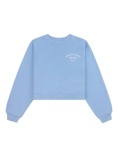 Sporty & Rich Wellness Studio cropped sweatshirt