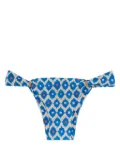 Lenny Niemeyer Istambul-print bikini bottoms - White