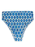 Lenny Niemeyer Istambul-print bikini bottoms - White