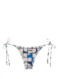 Lenny Niemeyer Cascais-print bikini bottoms - White