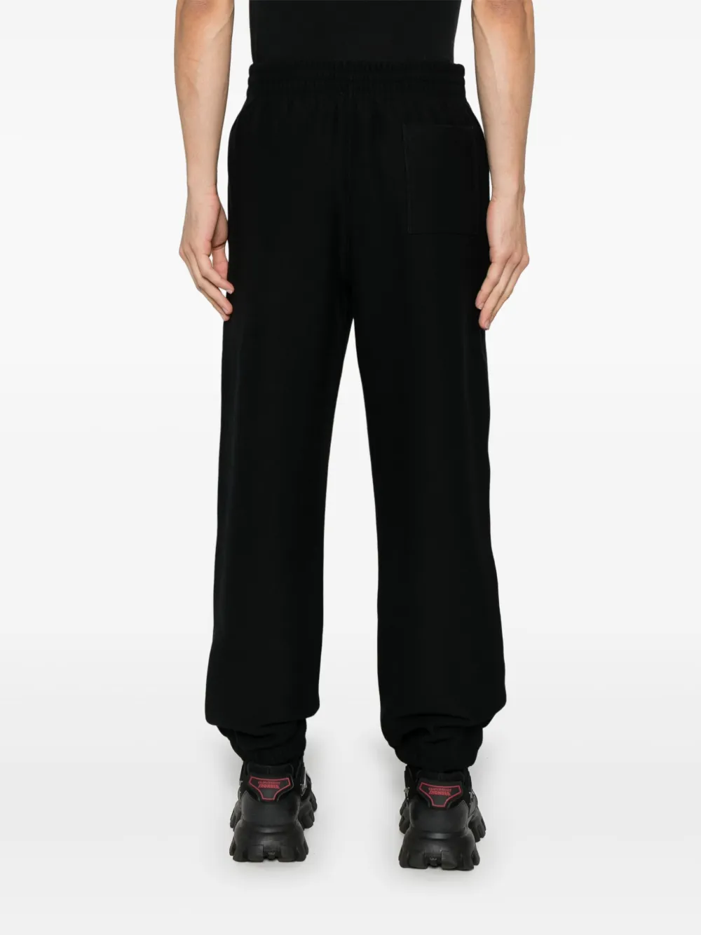 Burberry Trainingsbroek met geborduurd logo Zwart