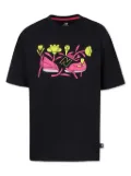 New Balance Kids CDL Floral Shoe-print T-shirt - Black