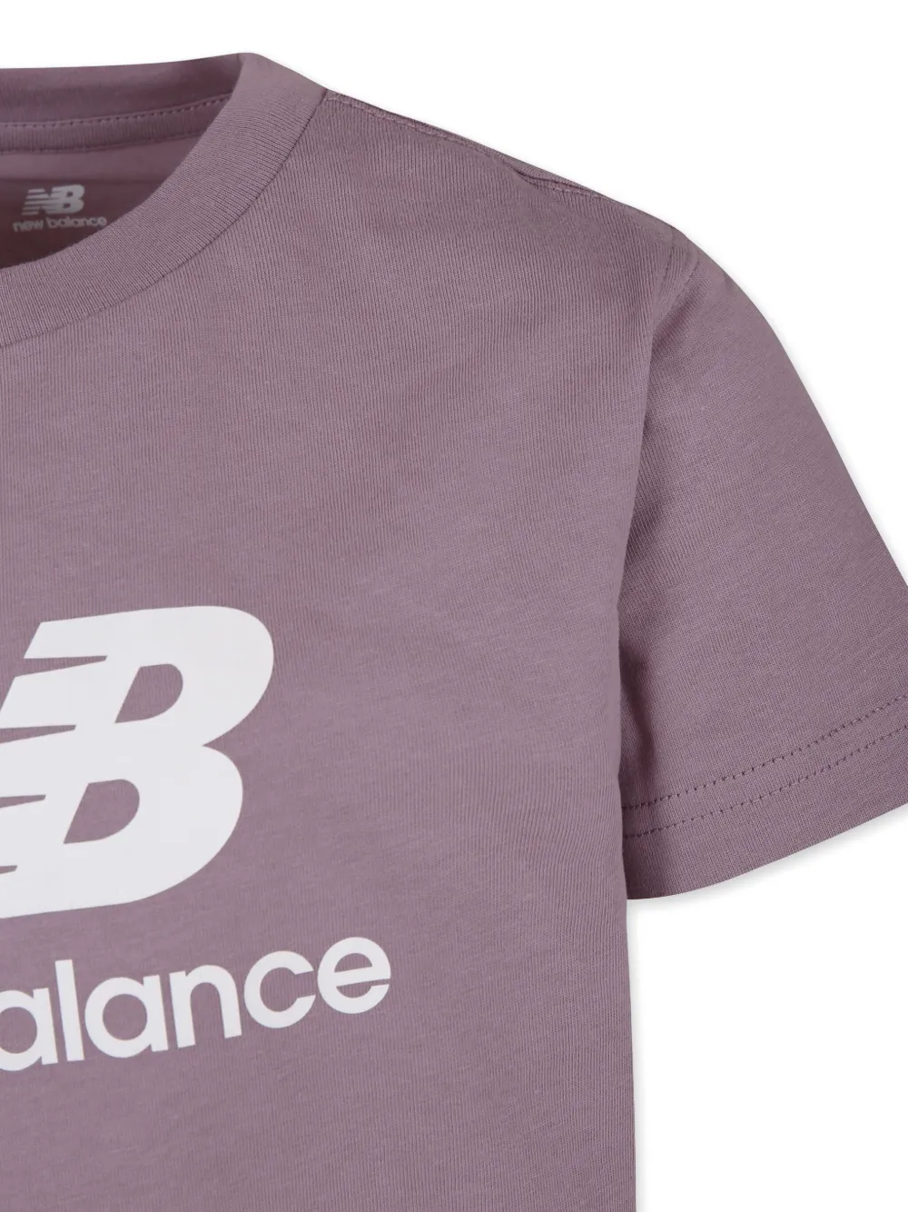 New Balance Kids logoprint Tshirt Purple FARFETCH
