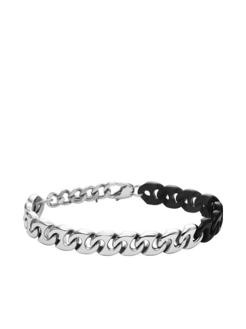 Diesel logo-plaque bracelet Women