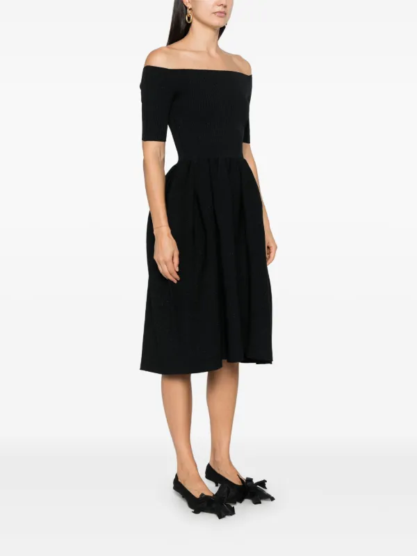 CFCL Pottery Glitter Midi Dress | Black | FARFETCH 