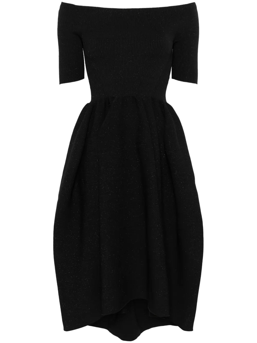 CFCL Pottery Glitter midi dress - Black