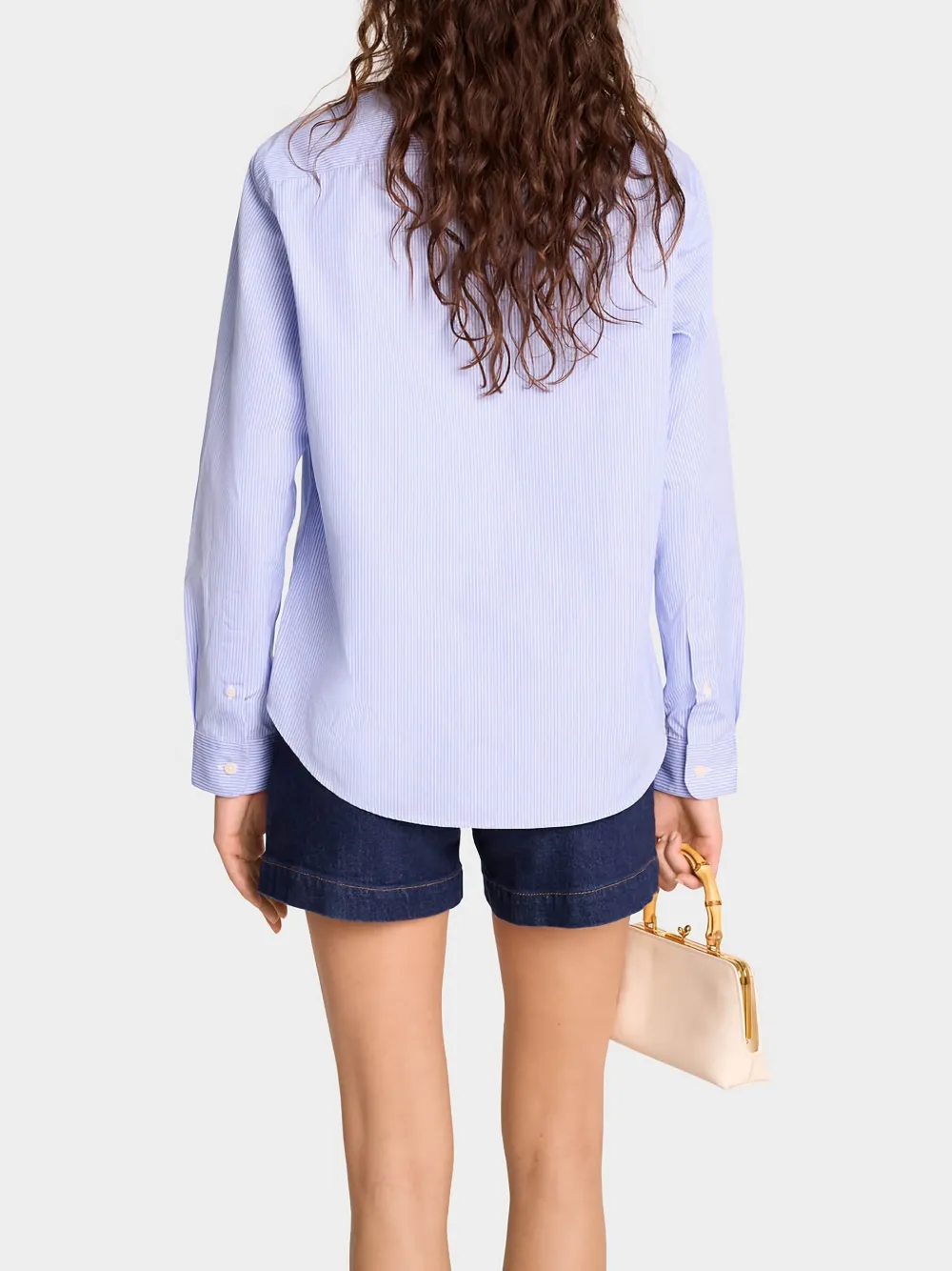 Sporty & Rich Gestreept blouse Blauw
