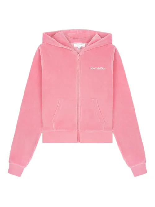 Sweat zippé à capuche - Sporty & Rich - Modalova