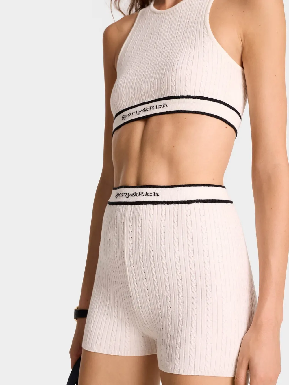 Sporty & Rich Bikershorts Wit