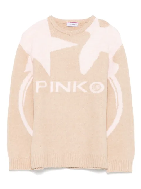Pinko Kids intarsia-knit sweater