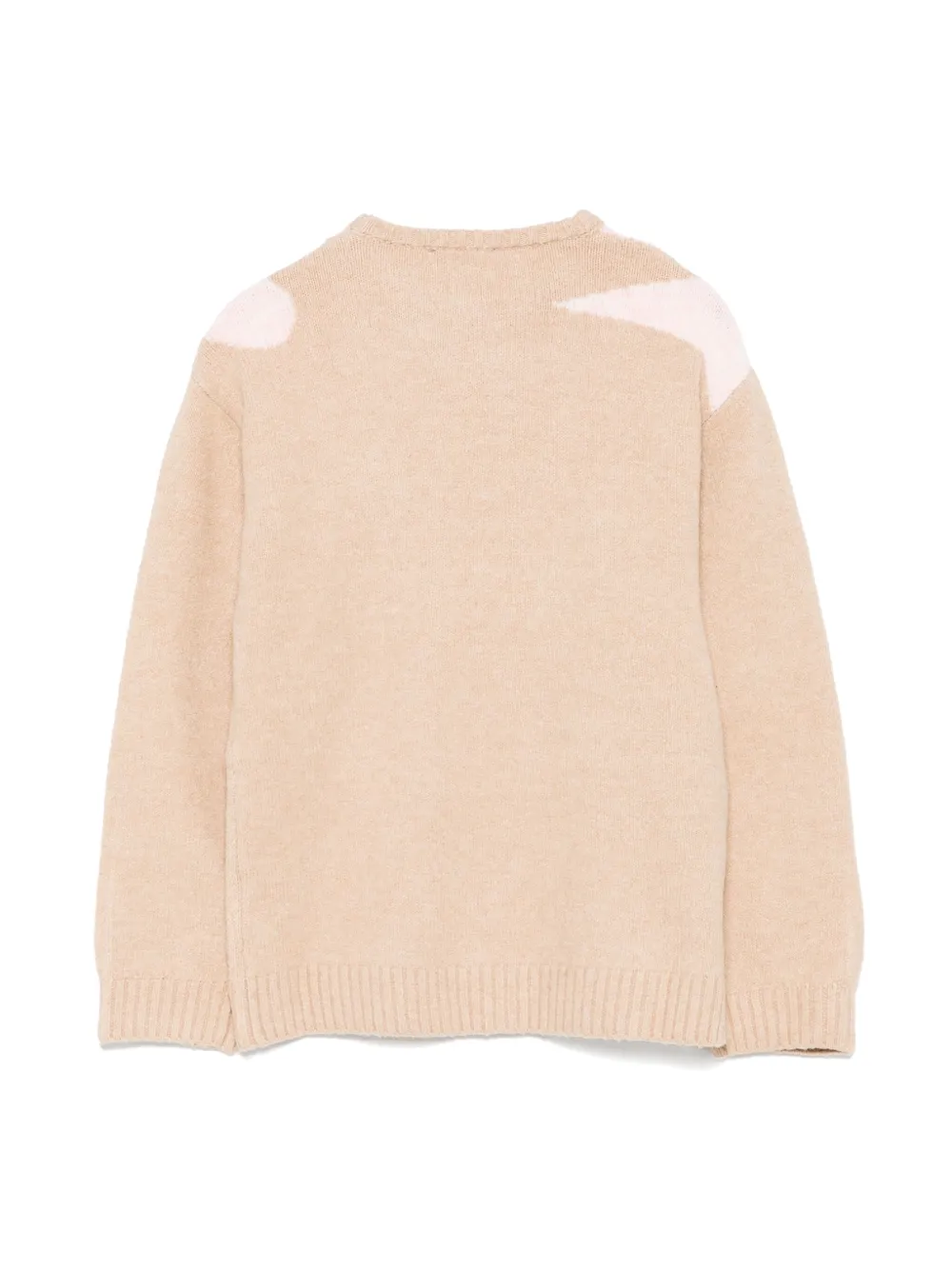 Pinko Kids Intarsia trui Bruin