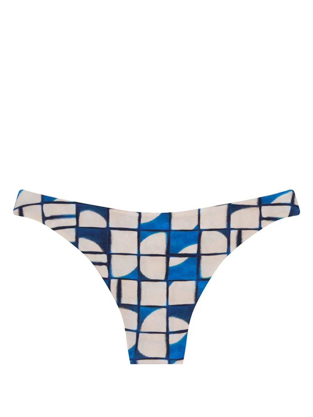 Lenny Niemeyer Bikinislip met Cascais-print - Wit