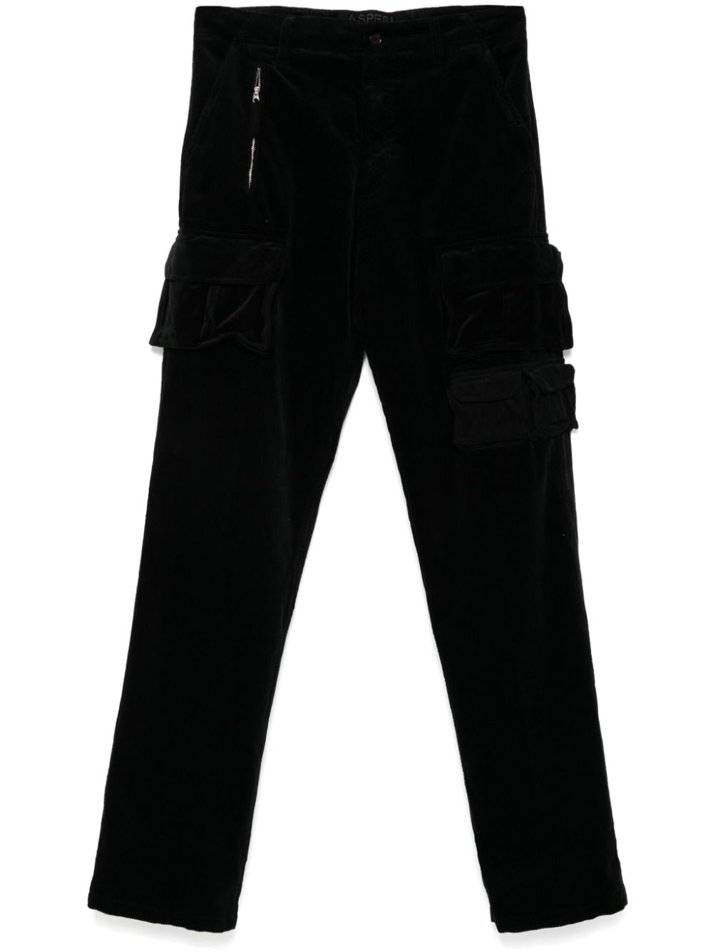 ASPESI corduroy cargo trousers - Nero