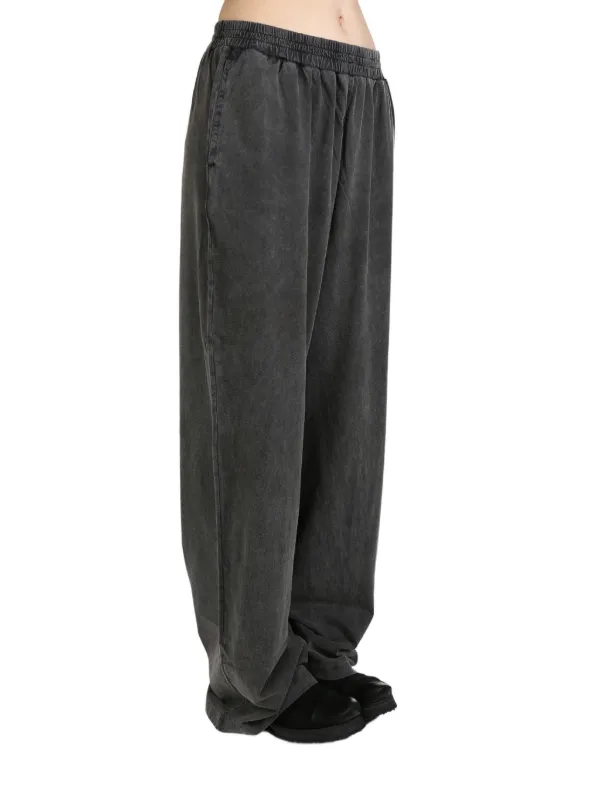 ボトムスその他 Alexander Wang Charcoal cotton joggers (4CC4244401 208A) Alexander Wang Cotton Trousers | Grey | FARFETCH