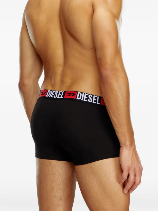 Diesel Umbx Damien Boxer Briefs (pack Of three) | Black | FARFETCH CA