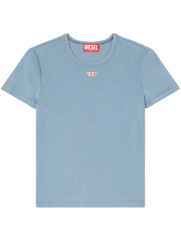 DIESEL 　T-Ele-Long-P2 スリムフィットTシャツ青 25729719_57285143_600.jpg